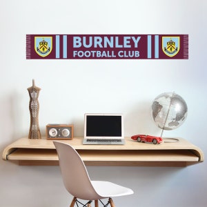 Burnley Football Club - Bar Scarf Wall Sticker