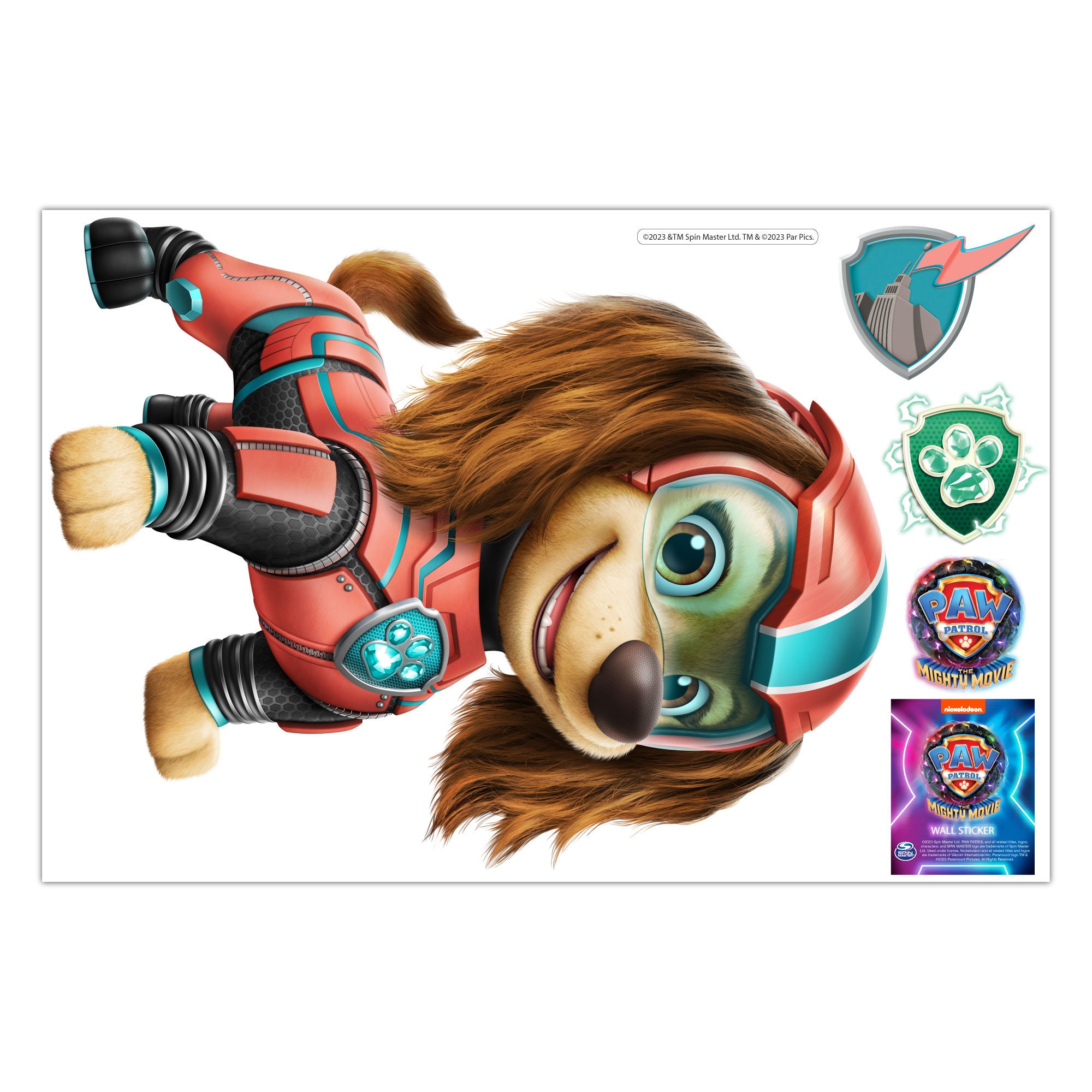 Paw Patrol Wall Sticker - the Mighty Movie Liberty Wall Decal - Etsy
