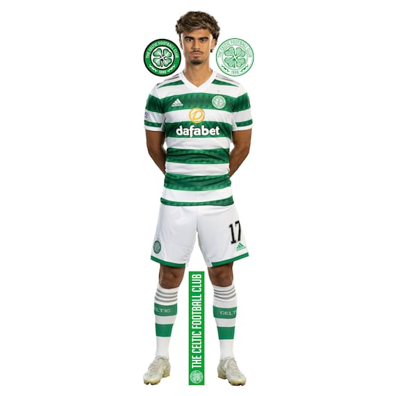 Celtic FC Wall Sticker Jota 22/23 Player Wall Decal Football 