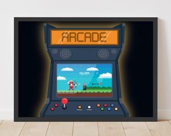 アステロイド マーキー、アーケード、12 x 36 インチ ビデオゲーム