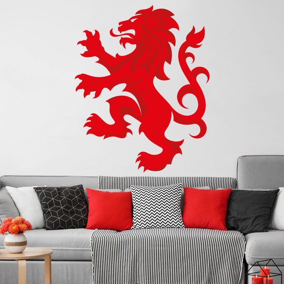 Rangers Football Club Löwe Icon Wandaufkleber Fußball Art