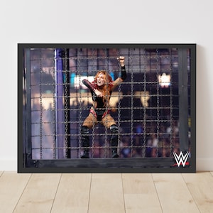 WWE Print - Elimination Chamber Becky Lynch Poster Wandkunst