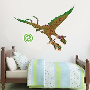 How To Train Your Dragon - Ruffnut + Tuffnut and Barf + Belch Wall Sticker Set