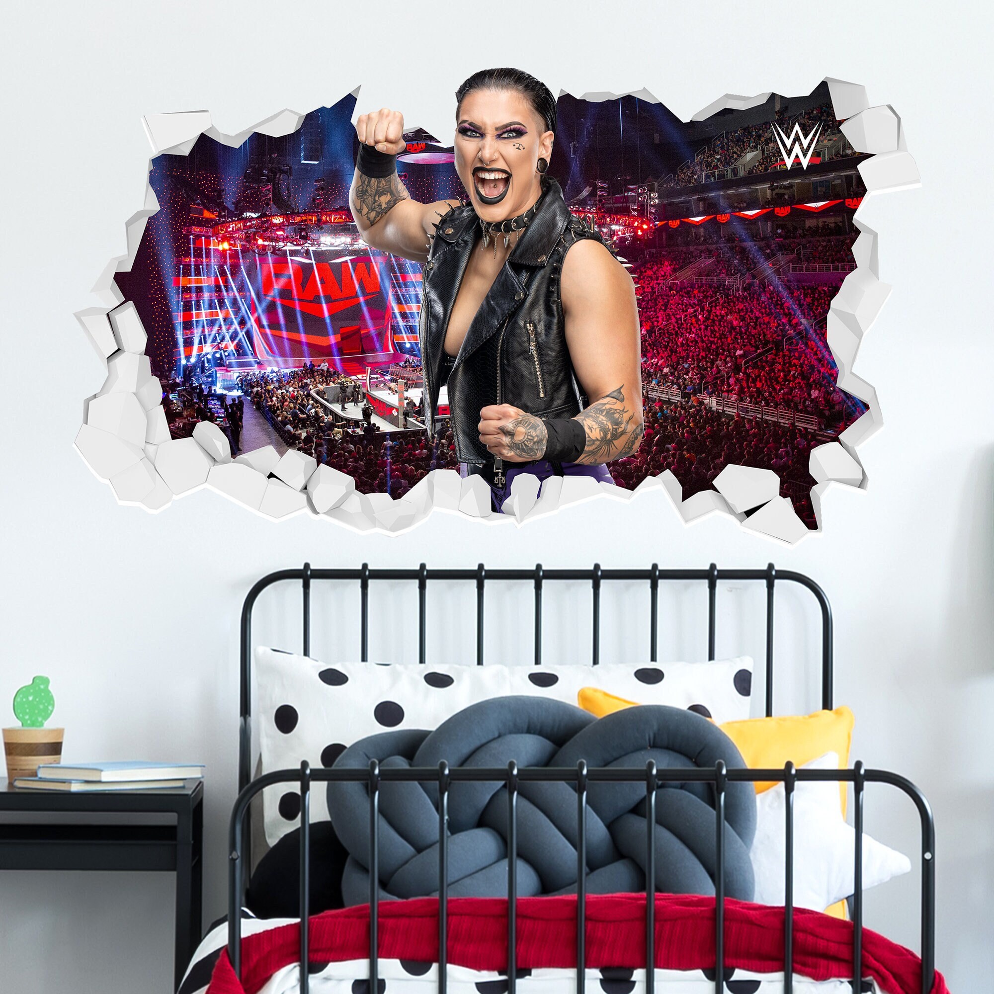 WWE ウォールステッカー - リア・リプリー 壊れた壁 - Etsy 日本