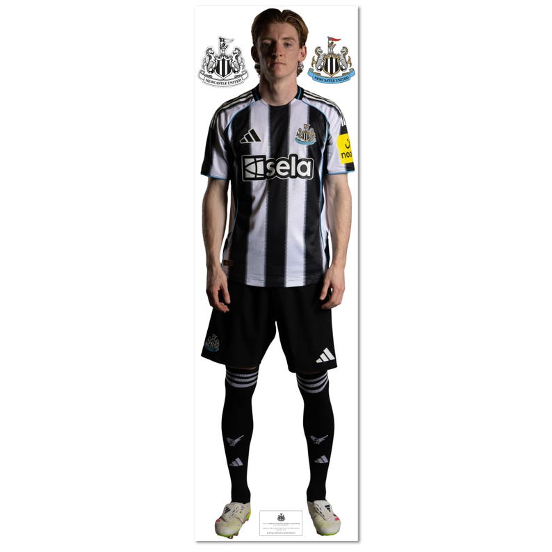 Newcastle United Wall Sticker - Gordon 25/25 Player Wall Decal Football Art image 2