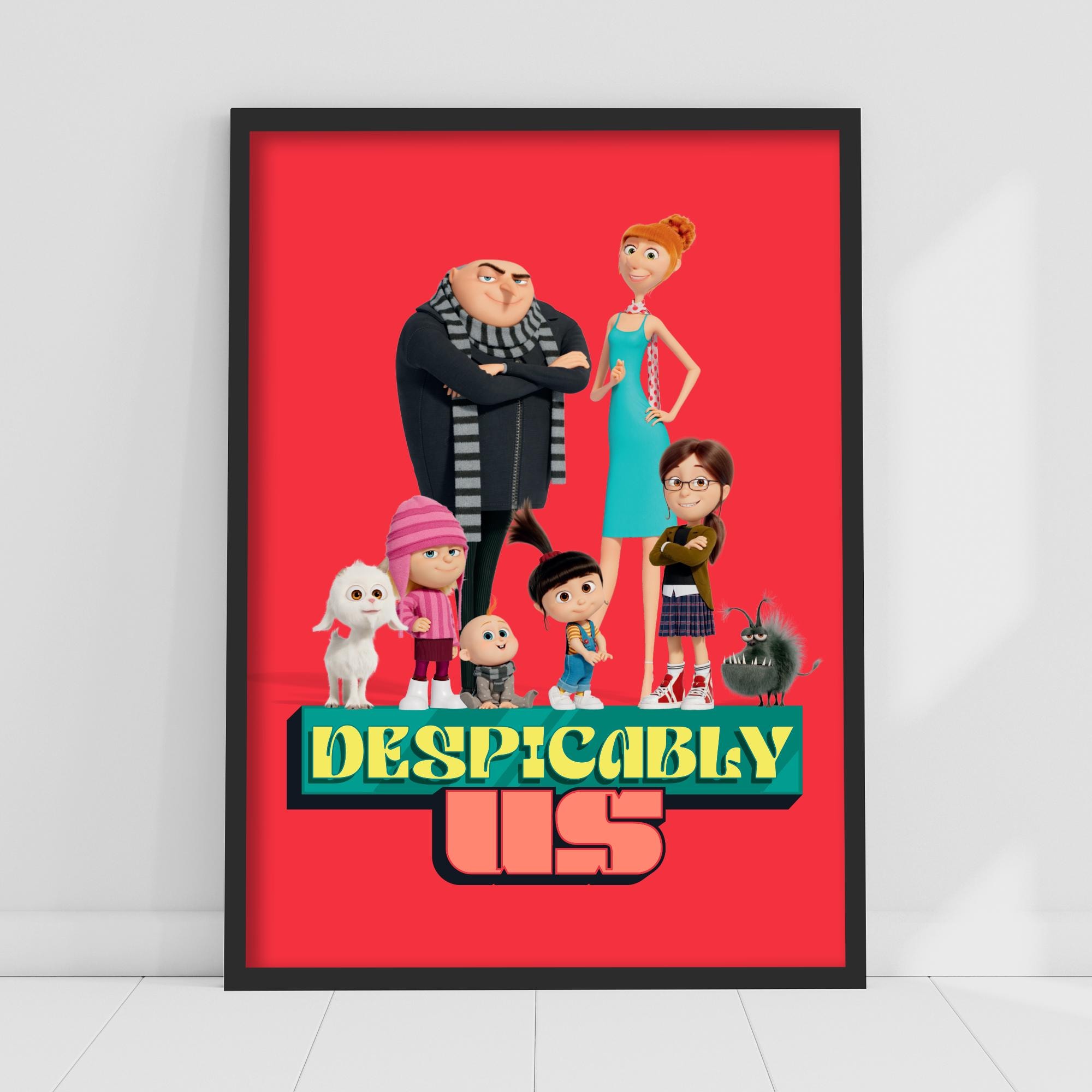 Despicable Me 4 Print - Despicably Us Family Poster Art - Etsy, image size:2000x2000