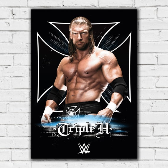 WWE プリント - トリプル H グラフィック ポスター レスリング