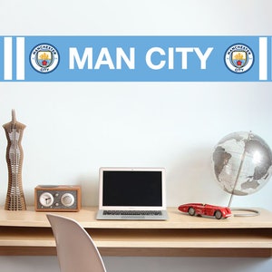 Manchester City Football Club - Bar Scarf Wall Decal