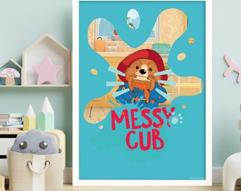 Paddington Bear TV Print - Cachorro desordenado Wall Art Print