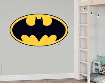 Adhesivo de pared Batman™ - Adhesivo de pared con logotipo DC Superhero Art