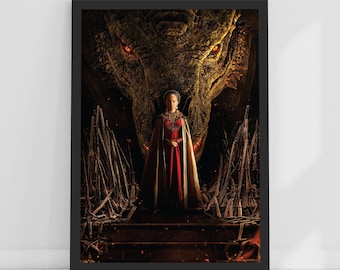 Stampa House of the Dragon™ – Poster da parete della giovane Rhaenyra Targaryen