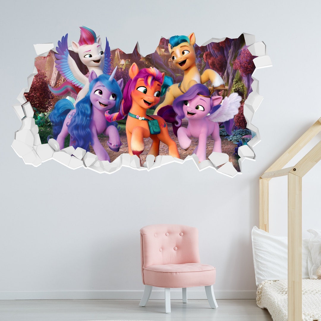 My Little Pony Wall Sticker A New Generation Group Broken Wall Decal
