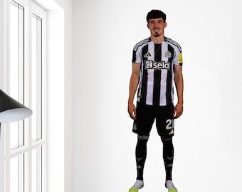 Newcastle United Wandaufkleber - Livramento 25/26 Spieler Wandtattoo Fußball Kunst