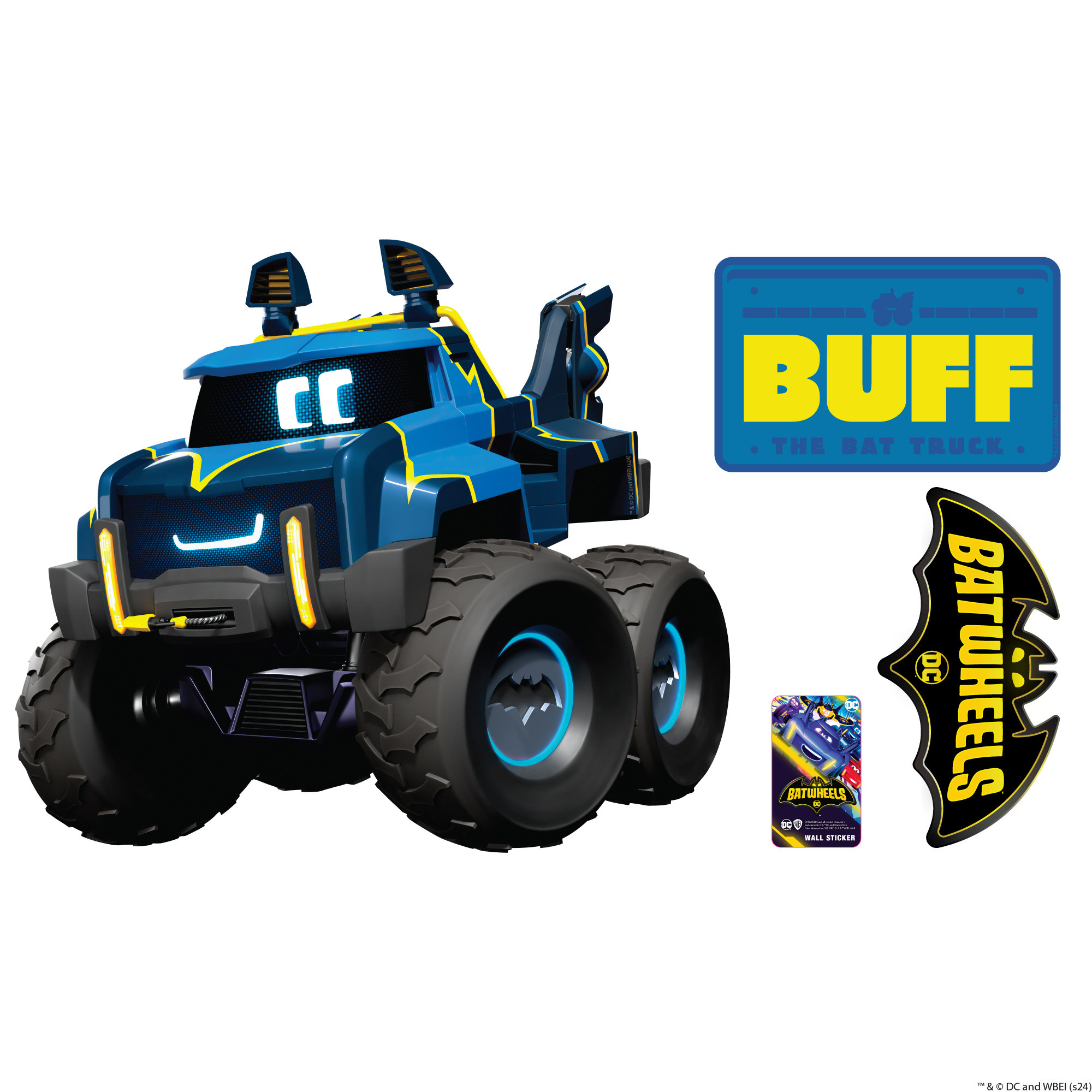 Batwheels™ Wall Sticker - Buff Decal DC Superhero Art - Etsy