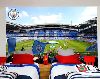 Manchester City FC - Etihad Stadium Side Shot Full Wall Mural