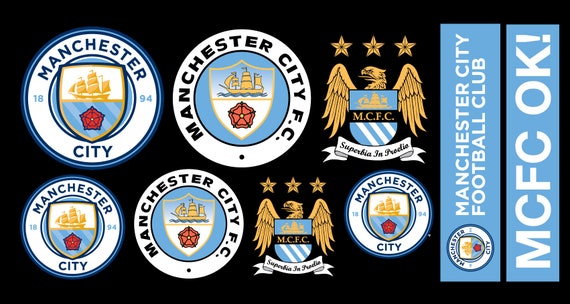 Manchester City Football Club Personalisierte Name Mit Etsy