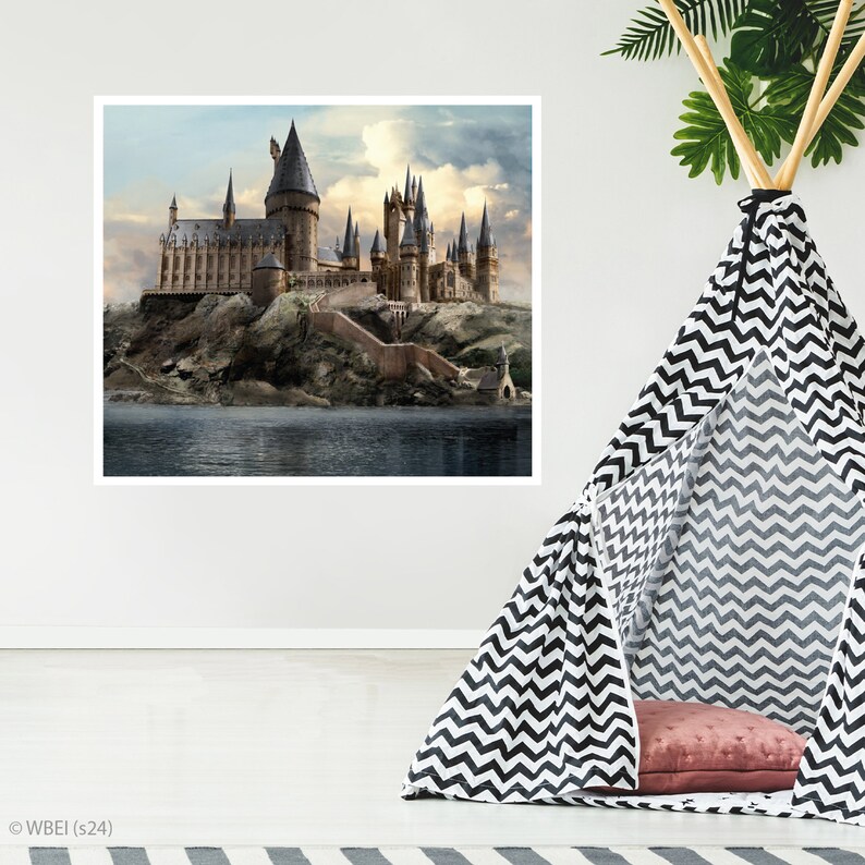 HARRY POTTER Wall Sticker – Hogwarts Daytime Wall Decal Wizarding World ...
