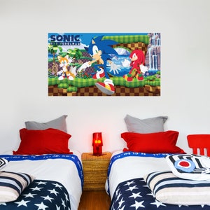 Sonic The Hedgehog Wall Sticker - Sonic, Tails and Knuckles SONIC11