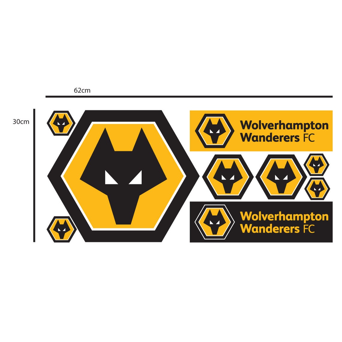 Wolverhampton Wanderers F.C. Crest & Wanderers Scarf Song Etsy UK