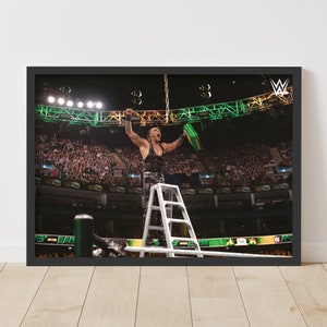 WWE Print - MITB Damian Priest Win Poster Wrestling Wall Art