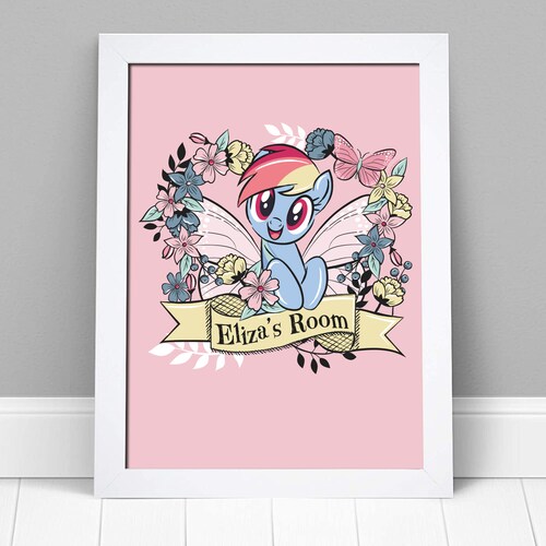 My Little Pony Print 3 Characters Eyes Print Kids Wall Art Etsy