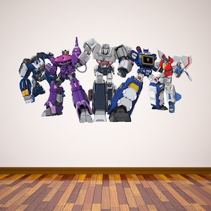 Transformers Decepticons Group Wall Sticker Decal Art Vinyl Mural Kids Bedroom