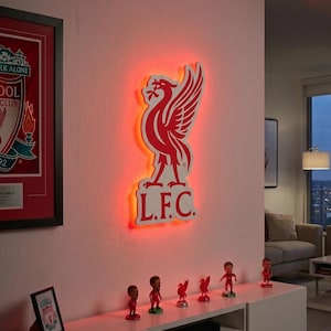 Liverpool Fc Wall Led - Etsy