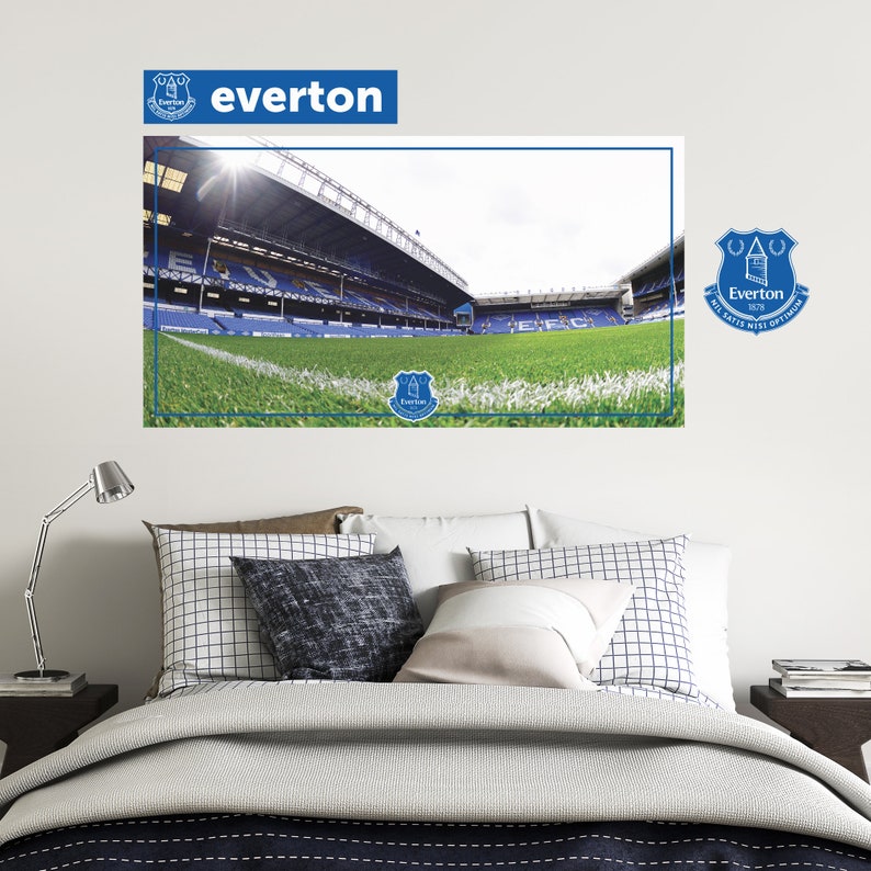everton football club - goodison park stadium + toffees wall sticker set
