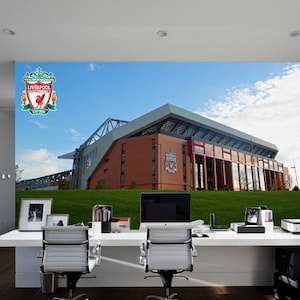 Liverpool FC Anfield Stadion volledige muurschildering afbeelding 4