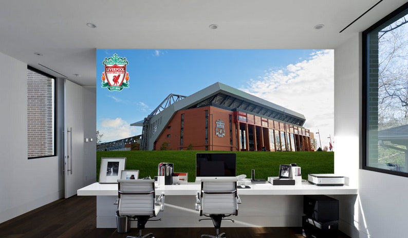 Liverpool FC Anfield Stadium Full Wall Mural imagem 4