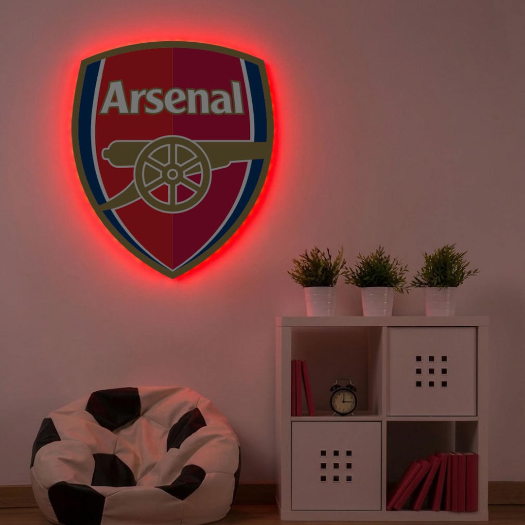 Arsenal Led Arsenal FC Crest LED Backlit Walllite - Etsy UK
