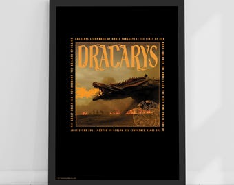 Game of Thrones™ Print – Dracarys Poster Wall Art