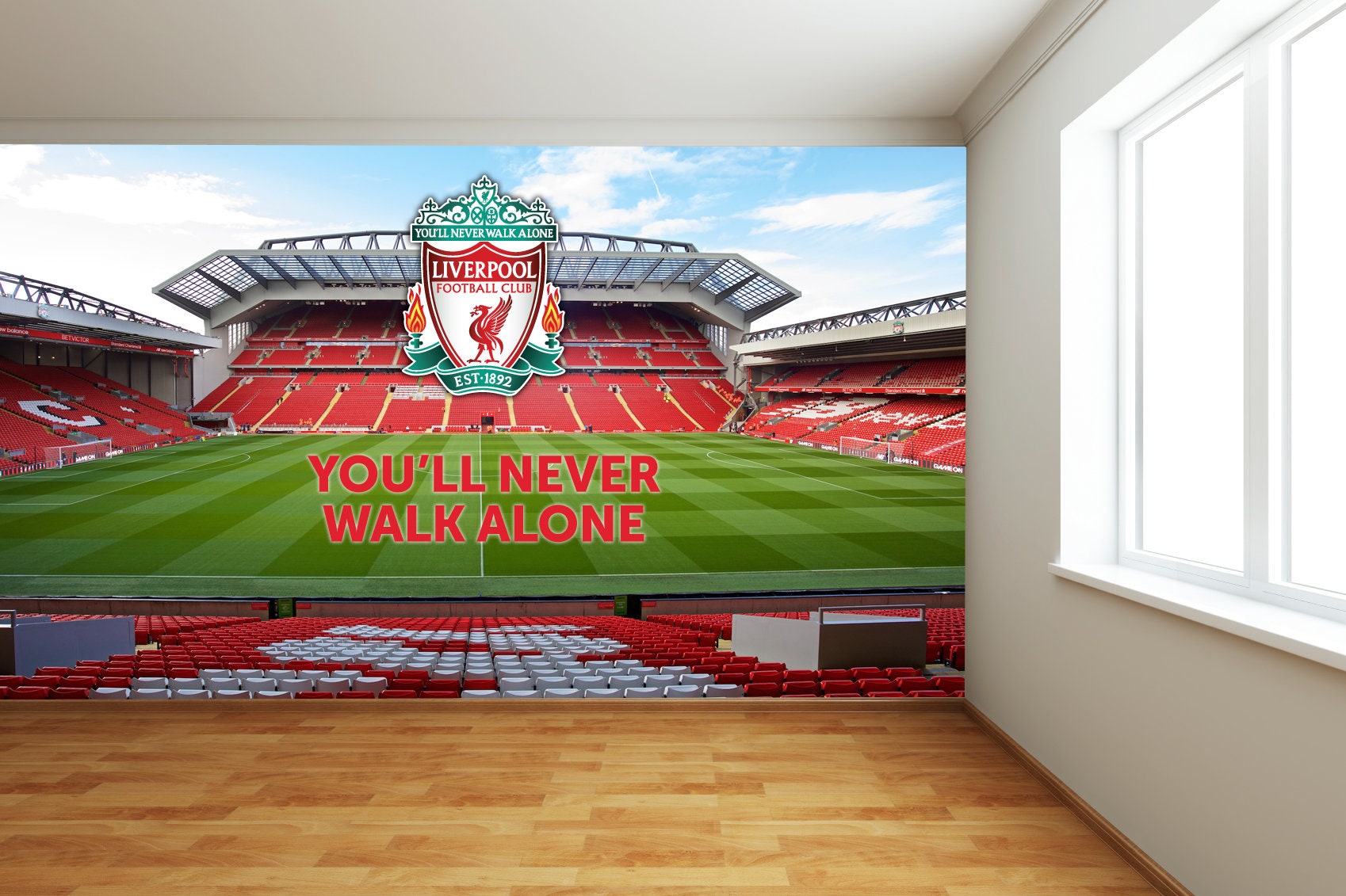 Liverpool FC Anfield Stadium Full Wall Mural - Etsy UK