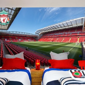 Liverpool FC Anfield Stadium Full Wall Mural imagem 1