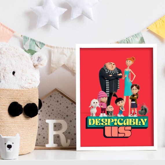 Despicable Me Poster Drawing
