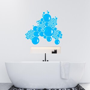 Badezimmer Wandaufkleber - Bubbles Aufkleber Wandkunst