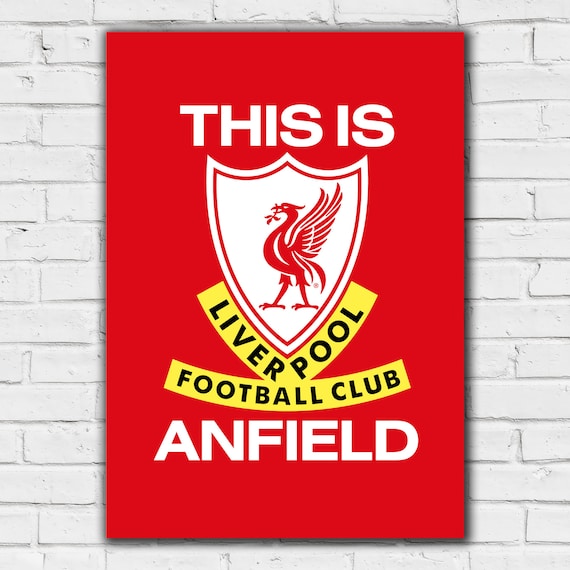 Liverpool FC Print - This is Anfield Poster LFC Football Art