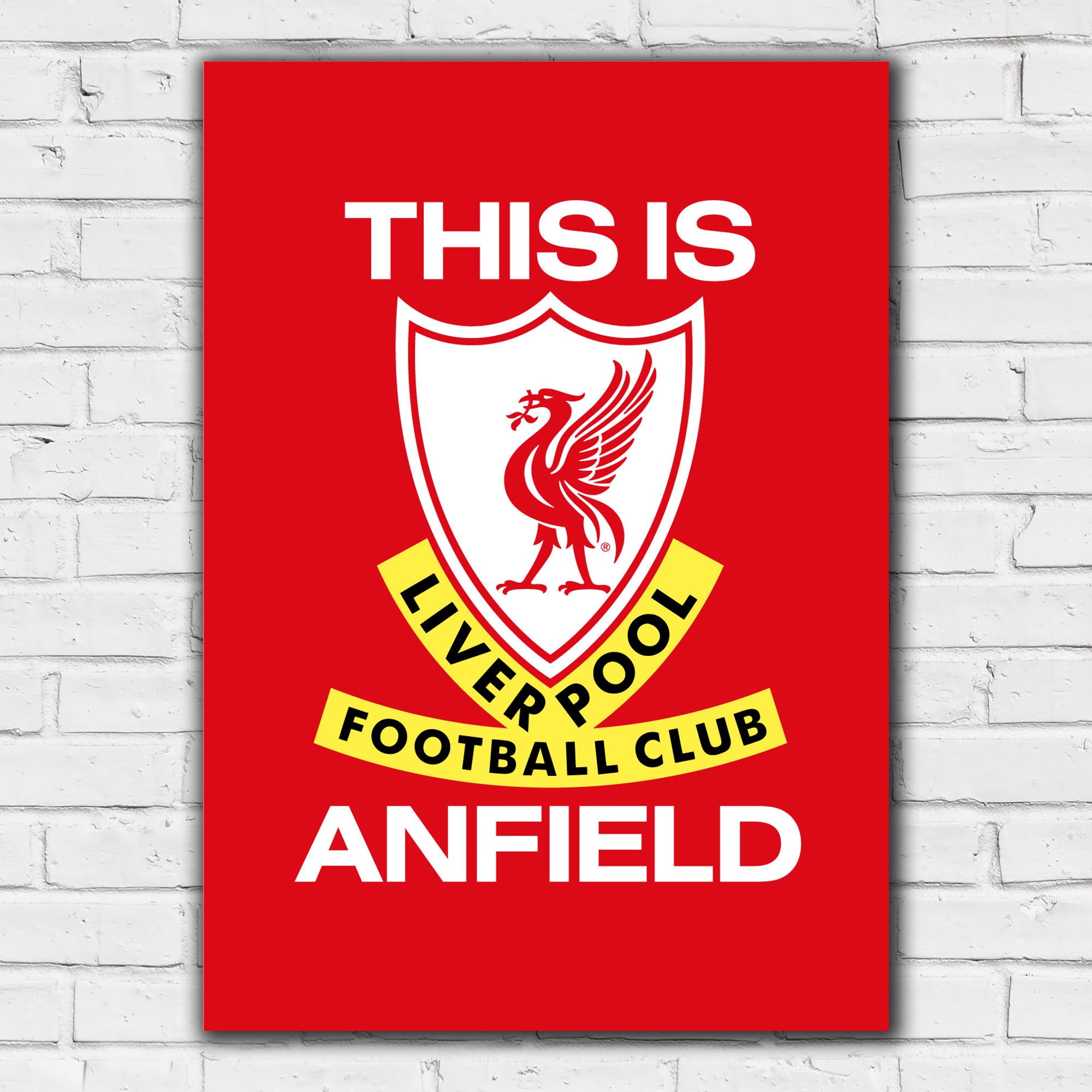 Liverpool FC Poster A2 - This Is Anfield Fußball Kunst