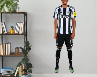 Newcastle United Wandaufkleber - Thiaw 25/26 Spieler Wandtattoo Fußball Art