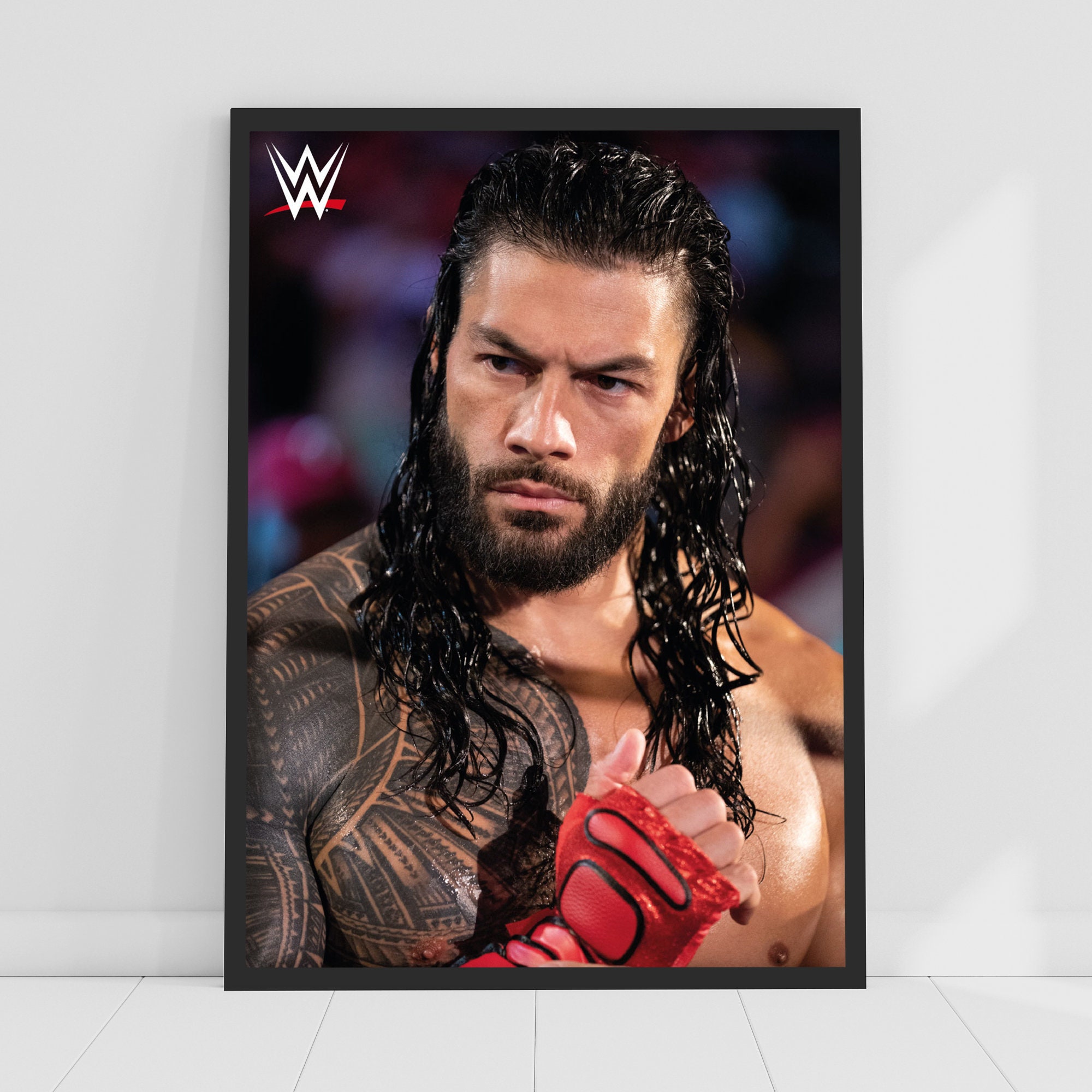 WWE プリント - ローマン・レインズのリングポスター レスリング