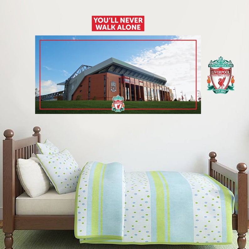 Liverpool Football Club Anfield Stadium Mural LFC Wall Etsy UK