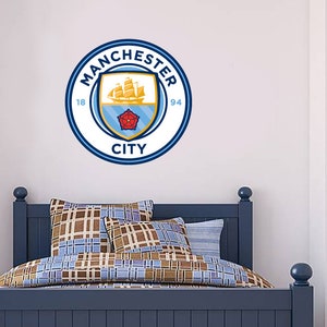 Manchester City Football Club - Badge Wall Sticker