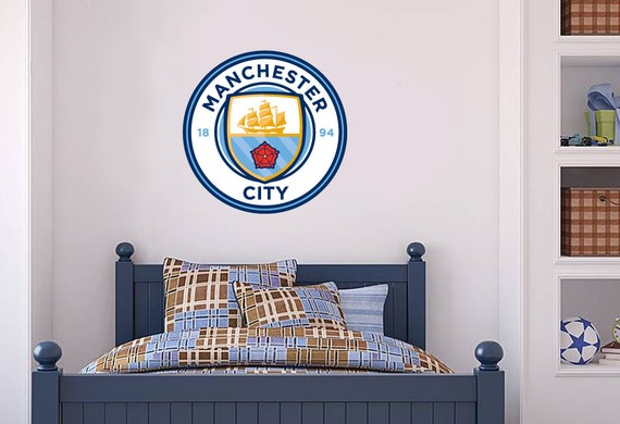 Manchester City Football Club - Badge Wall Sticker