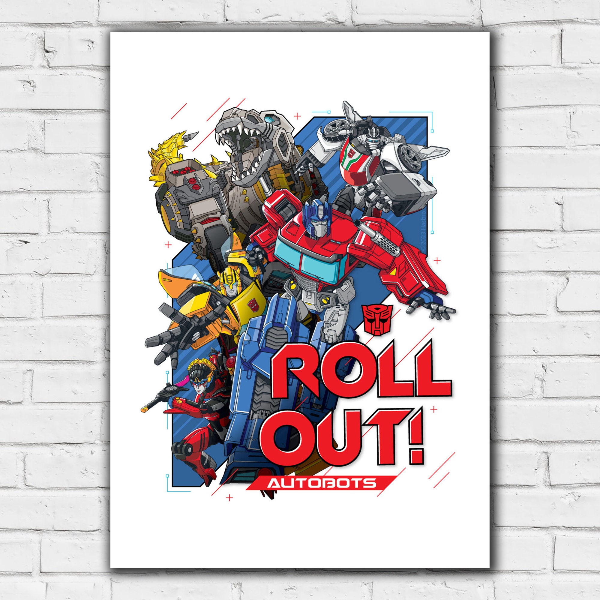 Transformers Print - Transformers Autobots Roll Out Wall Art Poster - Etsy