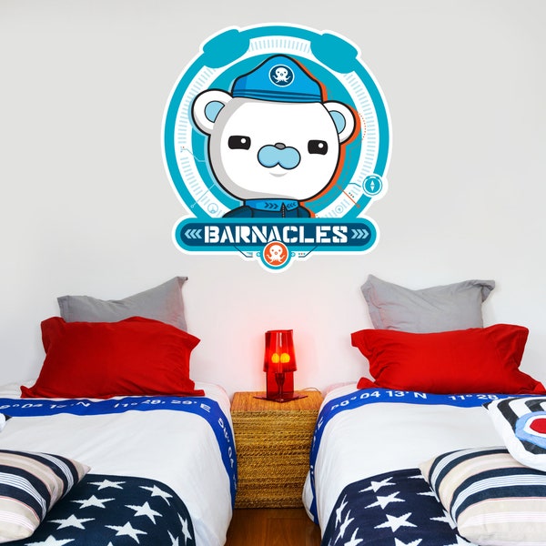 Official Octonauts Captain Barnacles Bear Wall Sticker Mural - Vinyl Decal OCT016