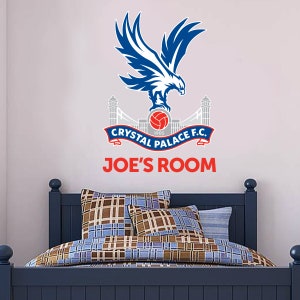 Crystal Palace Club - Personalised Name & Crest