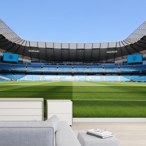 Manchester City Full Wall Mural - Stadium Blue Sky Wall Art