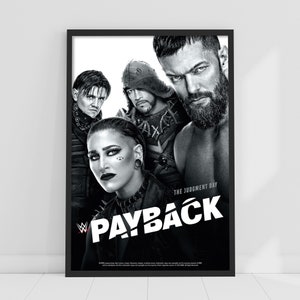 WWE Print - Judgement Day Payback Poster Wrestling Wandkunst