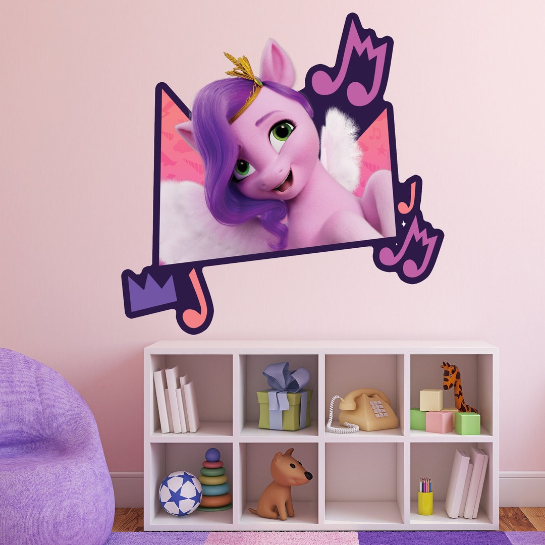 My Little Pony Wall Sticker A New Generation Pipp Jumping Through Wall