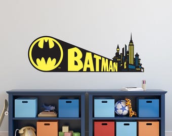 Batman™ Wall Sticker - Bat Signal Wall Decal DC Superhero Art